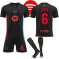 thumbnail image 1 of 2425 Barcelona Maillot Extérieur No. 9 Lewandowski No. 19 Yaml No. 10 Messi Uniforme de Football Nouvelle Publicité à Manches Courtes Uniforme d'Équipe Nom du Joueur pour Enfants et Adultes, 1 of 2
