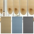 thumbnail image 2 of 5 Size Self-adhesive Pleated Blinds Bathroom Balcony Shades Half Blackout Windows Curtains for Bedroom Living Room Balcony, 2 of 10