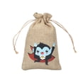 thumbnail image 1 of Halloween Glow In The Dark Drawstring Bag Linen Storage Pouch For Candy Jewelry Perfume Trick Or Party, 1 of 5