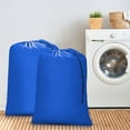thumbnail image 5 of TSV 2Pcs 39.4x27.6" XL Laundry Bags, Washable Dirty Clothes Storage Organizer, Blue, 5 of 6