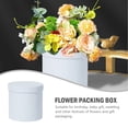 thumbnail image 2 of MasteelfCA Flowers Gift Box Packaging Box Flower Bouquet Paperboard Round Flower Bucket, 2 of 7