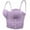 Purple, variant on Xfvqtps Womens Corset Crop Tops Sling Tube Top Solid Color Flexible Boned Support Spaghetti Straps Bustier Vest Waist Corset Green