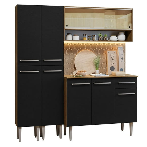 Cocina Integral Completa Modular Madesa Emilly 169cm MN 13