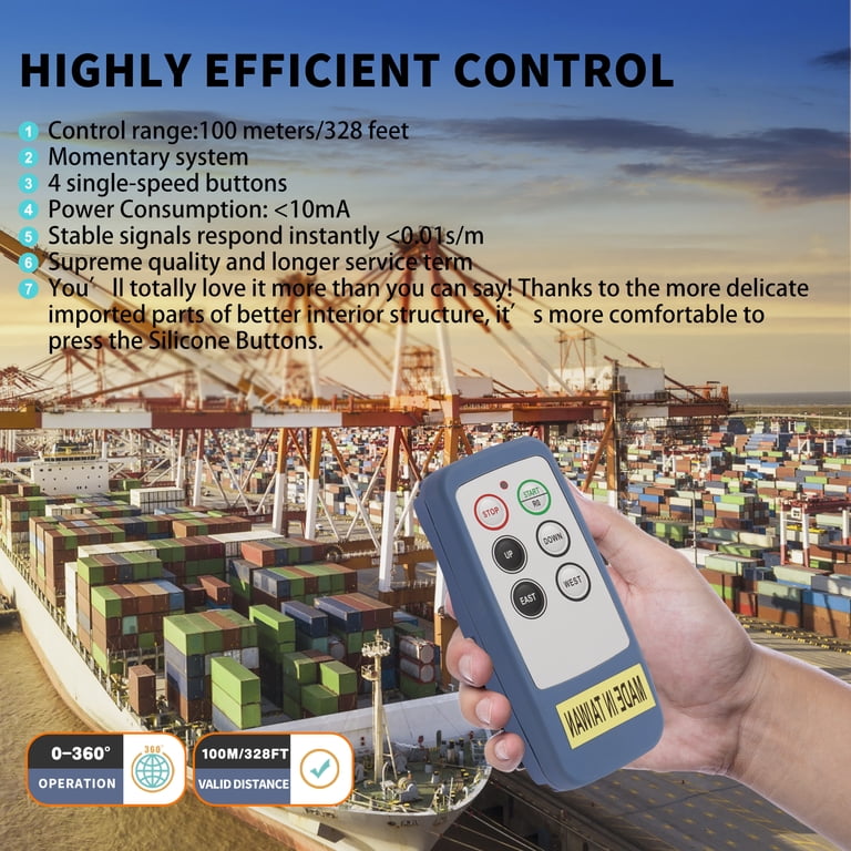 Channel Saga Mini Industrial Wireless Crane Radio Remote Control
