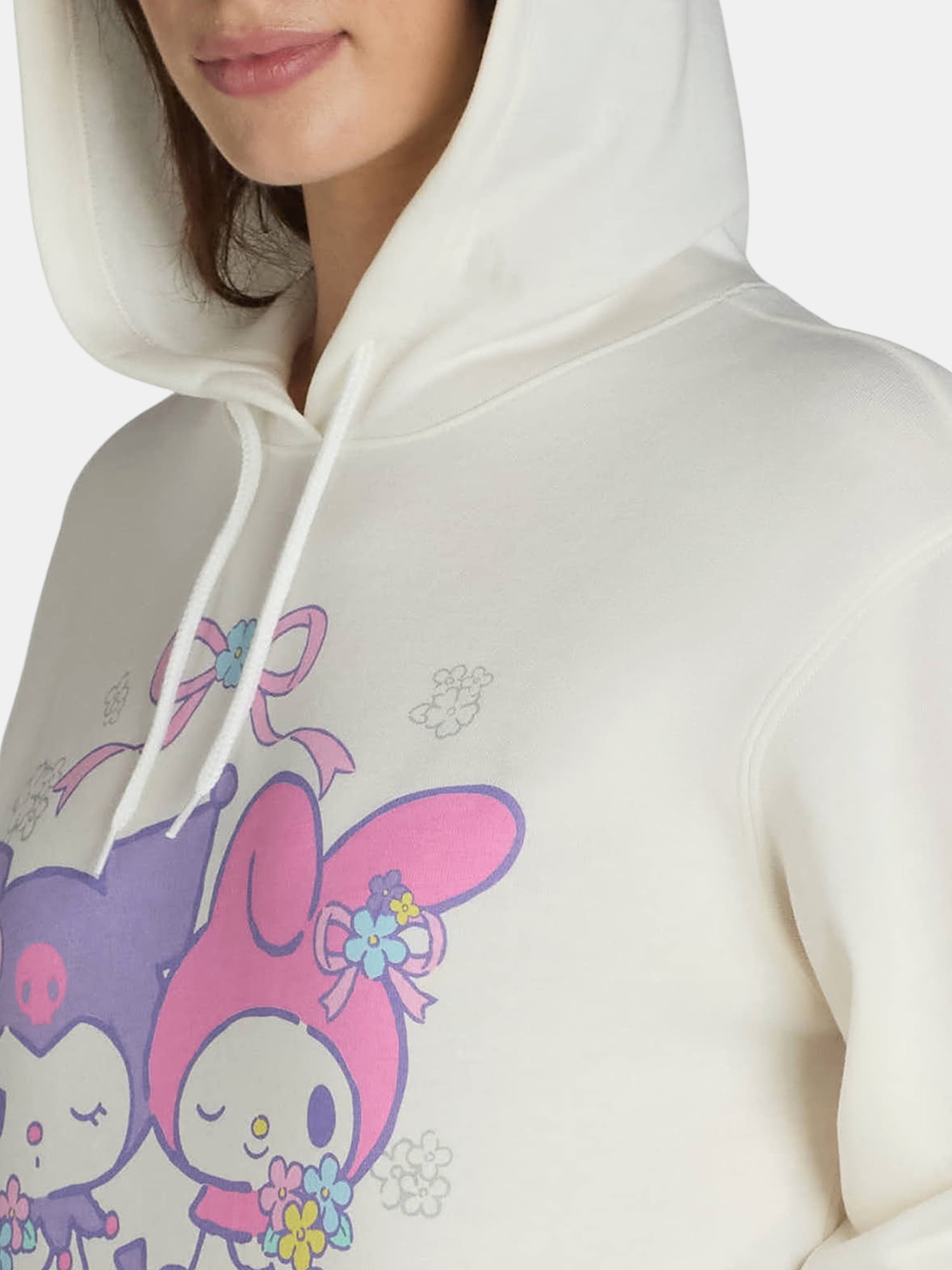 Hello Kitty Fleece Pullover Hoodie, Women's