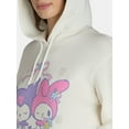 thumbnail image 2 of Hello Kitty Women’s My Melody and Kuromi Graphic Print Hoodie, Sizes XXS-XXL, 2 of 5