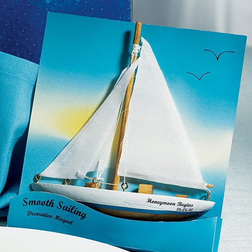 Weddingstar 8771   Smooth Sailing   Sail Boat Magnet Gift Favor