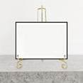 thumbnail image 4 of Primegos Plate Display Stand Gold Iron Picture Frame Holder Small Folding Easel Photo Display Stand for Photo Pictures Plate And Artwork, 4 of 7