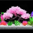 thumbnail image 4 of Jiibva Artificial Aquarium Plants, Fish Tank Decorations, Cherry Blossom Aquarium Fish Tank Simulation Aquatic Aquarium Tank Accessories, 4 of 7