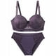 thumbnail image 1 of HongQid Womens Seamless Bra Underwire Matching Bra And Panty Set Comfort Push Up Bras Buttery Soft Wired Bralette Full Coverage Sport Everyday Bra, 1 of 8