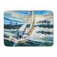 thumbnail image 1 of Carolines Treasures JMK1055RUG Sailboats on Lake Martin Machine Washable Memory Foam Mat, 1 of 4