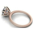 thumbnail image 4 of 4.00 Ct Solitaire Round Cut Lab Created Diamond Elegant Anniversary Ring for Women Solid 14K Rose Gold by Diamond-Capitals, 4 of 8