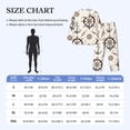 thumbnail image 4 of Yiaed Anchor with Rope Print Men’s Pajamas Set - Long Sleeve Button Down Sleep Shirt and Pajama Bottoms Sleepwear Set Mens Pjs Sets Men's Pajama Bottoms-Large, 4 of 7