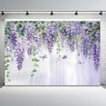 thumbnail image 2 of Purple Lavender Wedding Backdrops for Photoshoot, Flower Butterfly Bridal Shower Picture Party Decorations Wall Backdrop for Photography Decor Banner, Photographic Studio Photo Backgrounds 15X10 FT, 2 of 7