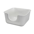 thumbnail image 1 of GROWTH TANK Cat Litter Trays Bedpan Toilette Sand Box Container Open Top Cats Litter Box for White, 1 of 9