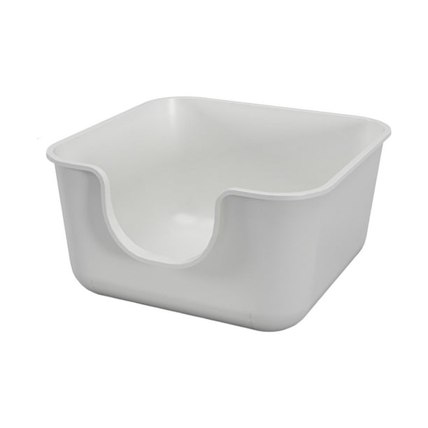 Caja de arena abierta Bandejas de arena para mascotas con