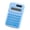 Blue-BU Home Decor, variant on JJV Campus Color Calculator with Large Screen 8 Digits Display Dual Power Source, Solar and Battery Portable Plastic Desktop Calculator with Stand for Office Finance