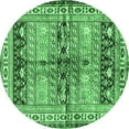 thumbnail image 1 of Ahgly Company Indoor Round Persian Emerald Green Traditional Area Rugs, 8' Round, 1 of 4