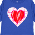 thumbnail image 4 of Inktastic Valentine Red Heart with Dots Boys or Girls Long Sleeve Toddler T-Shirt, 4 of 5