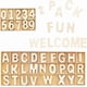 thumbnail image 1 of 216 letras del alfabeto de madera sin terminar, números de madera de 1 a 1,3 pulgadas, letras mayúsculas en blanco, números con bandeja de almacenamiento, 1 of 6