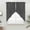 Black, variant on Retro Green Swag Valances for Windows, Kitchen Window Curtains Over Sink, Vintage Rustic Plants Trees Lines Pattern Window Treatment Curtains for Living Room/Bedroom Curtains 2 Panel Sets 36"x45"