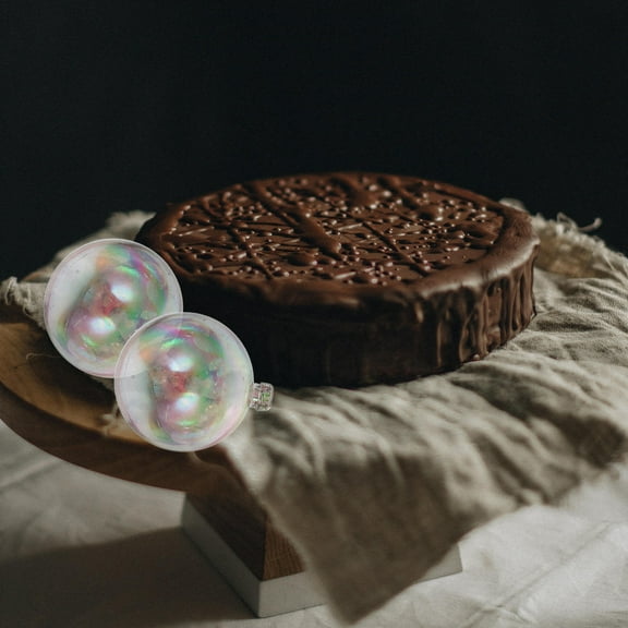 AURARMLET 18pcs Assorted Color Plastic Cake Topper Decorations for Birthday Party and Celebration