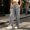 Gray 09, variant on Sweatpants Women Split Hem Wide Leg Sweatpants, Elastic Drawstring High Waist Full Length Casual Trousers, Big Square Patch Side Pockets Summer Outfits