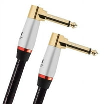 Monster Cable Studio Pro 2000 1/4" Dual Angled Instrument Cable 8 in.