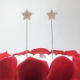 thumbnail image 4 of 2 piezas de Decoración elegante para tartas de cumpleaños de compromiso Yuyangstore Adornos para cupcakes Plata, 4 of 7
