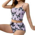 thumbnail image 5 of Chuancc Two Piece Summer Set Comfy Sets For Women Clothing 2 Piece Sets For Women Summer Womens Lounge Set Womens Pajama Sets Athleisure Sets Women Women'S Home Wear Suits Purple M, 5 of 5