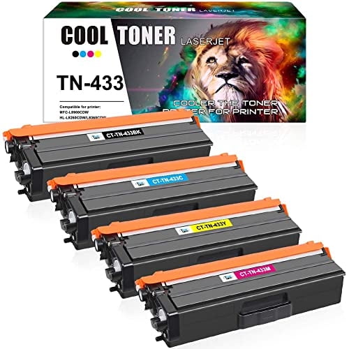 Cartucho de tóner Cool Toner compatible para Brother TN433 TN43