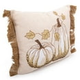 thumbnail image 3 of Truu Design Decorative "Hello Fall" Pumpkin Throw Pillow, 3 of 4