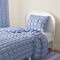 thumbnail image 2 of Mainstays Kids Light Purple Solid Puffy Comforter Set, Twin, 2 Pieces, 2 of 9