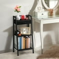 thumbnail image 4 of 3-tier stepped shelves with drawers Small bathroom storage shelves Freestanding shelves Bookshelves, 4 of 6