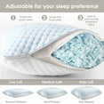 thumbnail image 5 of LammaLoe Cooling Pillows for Bed, Memory Foam Bed Pillow, Queen Pillows 20” X 28”, 2 Pack, 5 of 12