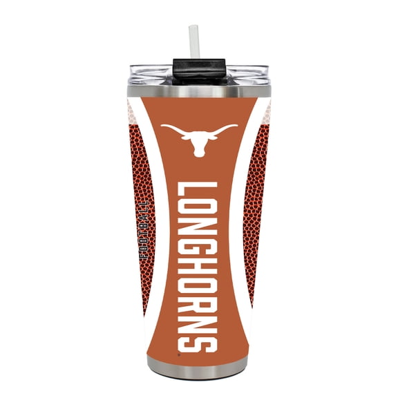 Texas Longhorns 32oz. Big Slim Game Ball Travel Tumbler