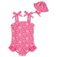 thumbnail image 6 of BULLPIANO Baby Girl Swimsuit Infant Bathing Suit Summer Ruffle One Piece Sleeveless Bikini Swimwear Beachwear Cute Girls Swimsuits, 6 of 8