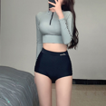 thumbnail image 1 of Vestido de traje de baño deportivo para mujer, traje de baño de una pieza, cubre el vientre, aguas termales, bloqueo de Color, mangas largas, falda avanzada, ropa de playa, 1 of 5