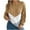Khaki, variant on Riecok Plus Size Sweater for Women Long Sleeves Crewneck Color Block Fall and Winter All-match Casual Fashion Knit Tops Sweaters Wine M
