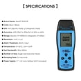 thumbnail image 4 of Eigraketly Detector de radiación electromagnética de mano Medidor digital LCD EMF Sensor inteligente AS1392 Medidor de radiación 0-2000mG Artesanía, 4 of 6