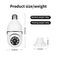 thumbnail image 6 of GlorySunshine A6 Light Bulb Security Camera with 355°Pan 90°Tilt Wifi Outdoor Indoor Light Bulb Camera Easy Installation Camera for E27 Socket, 6 of 9