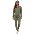 thumbnail image 1 of Set Pants y Sudadera Mujer Manga Larga Tallas Extras Oversize Traje Deportivo para Dama Traje De Jogging Chándal con Abrigo y Pantalón, 1 of 5