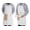 White, variant on Native Fab Cotton Kitchen Apron 2 Pack - Adjustable, Durable Apron with Pockets, Perfect for Cooking, Baking, Grilling, and Chefs - Mustard Yellow