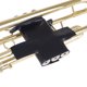 thumbnail image 4 of Accesorios de música de viento instrumento musical trompeta cubierta protectora de cuero protección anticorrosión almohadilla de cubierta de pistón de trompeta negro 1 pieza Sincero Electrónica, 4 of 5