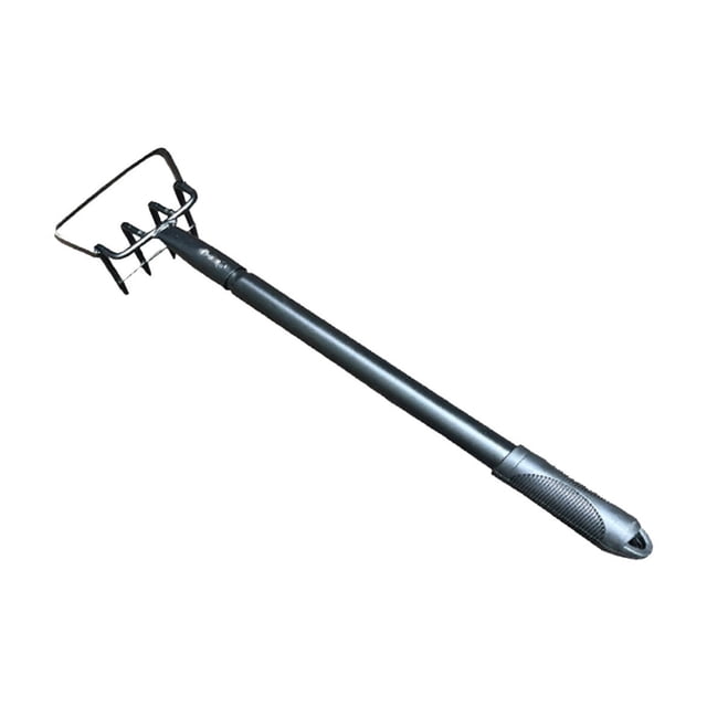 Weeding Rake Iron Garden Rake Tool For Gardening Weeding Fixed Length Long Handle Free Size Stainless Steel Weeder Rake X-37 A