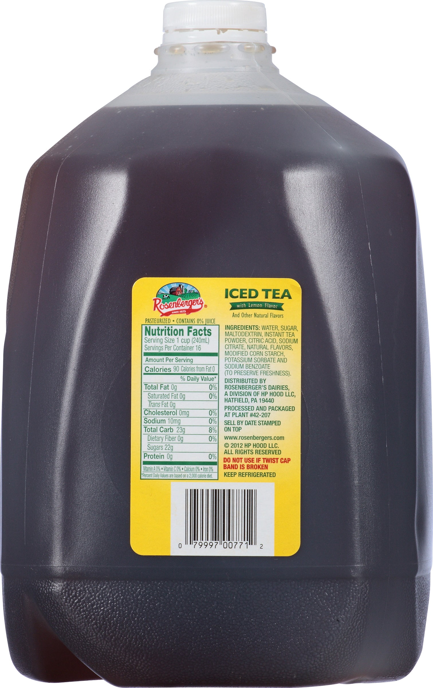 Rosenberger's Sweetened Iced Tea with Lemon, 1 Gallon