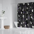 thumbnail image 2 of Halloween Spider Web and Skulls Pattern Shower Curtain 72"x72" ,Bathroom Decorative Shower Curtains Set with 12 Hooks,Modern Waterproof Washable Shower Curtain, 2 of 6