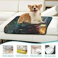 thumbnail image 6 of Qxltty The Cyberpunk Cat Cat litter Pads Pet Set of 2 Diaper Mats Center Anti-leakage Layer Absorbent Soft and Comfortable, 6 of 7