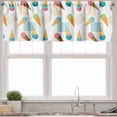 thumbnail image 3 of Ambesonne Ice Cream Valance & Curtain, Geometrical Graphic, 55"x30", Multicolor, 3 of 6