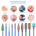 thumbnail image 3 of 10PCS Manicure Drill Bit Set Tungsten Steel DIY Nail Drill Bit Nail Art Tool, 3 of 10